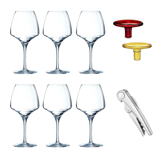 Open-up - coffret dégustation verres & accessoires