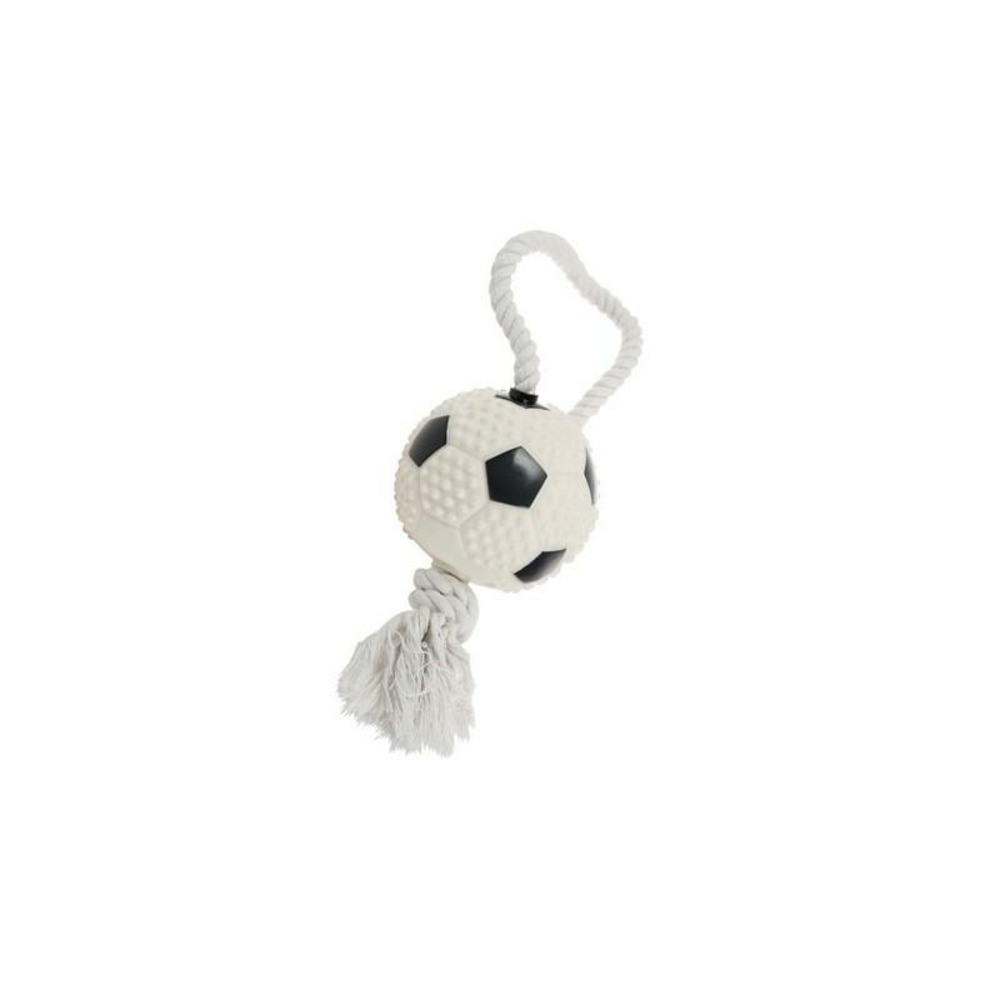 Jouet balle foot/corde 10cm