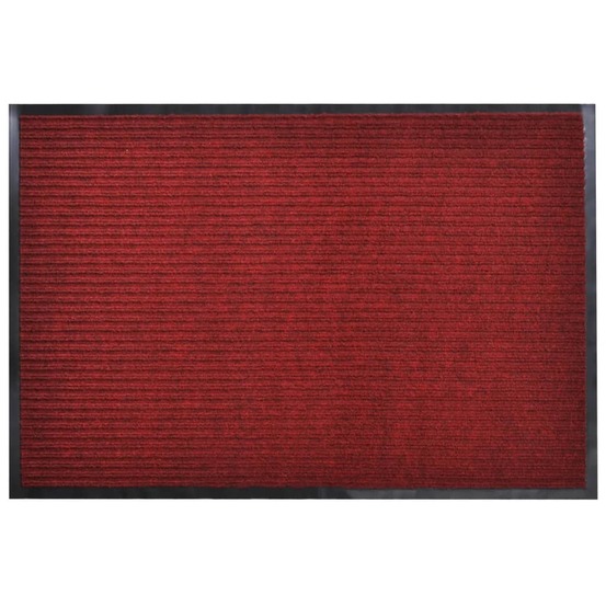 Tapis d'entrée en PVC Rouge 120 x 180 cm