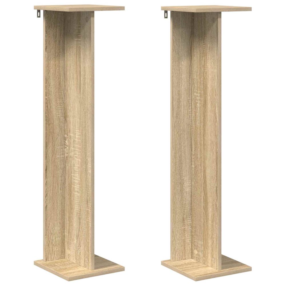 Support de plante 2 pièces chêne sonoma 25 x 25,5 x 100,5 cm
