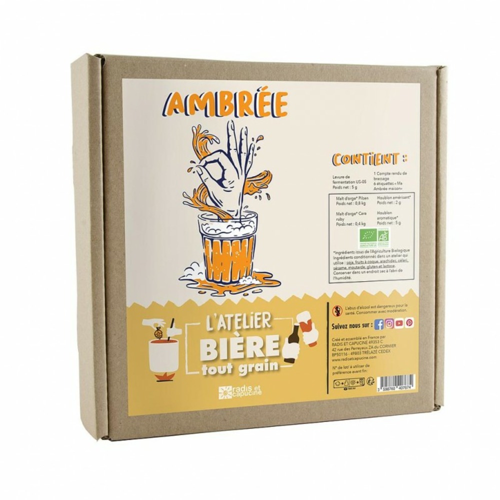 Recharge brassage bière brune 4l malt houblon levure bio | Truffaut Recharge brassage bière brune 4l malt houblon levure bio | Truffaut