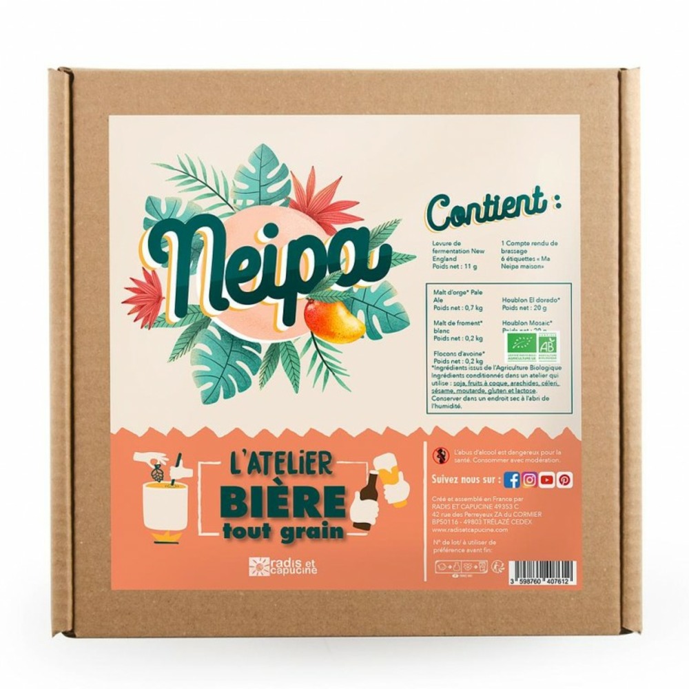 Recharge brassage tout grain neipa bio 4l dry hopping Truffaut