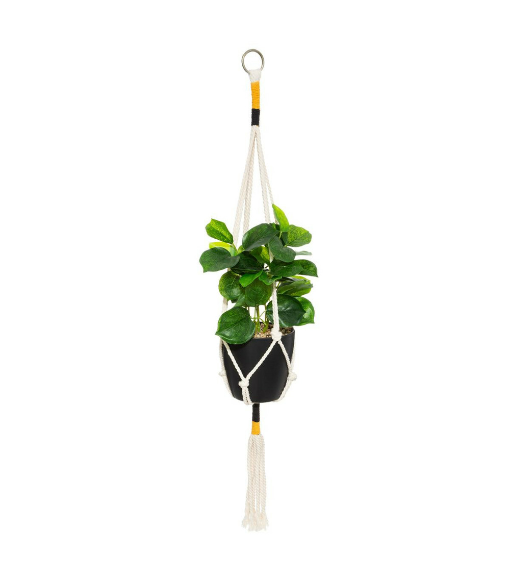 Suspension plante artificielle en pot h 27 …