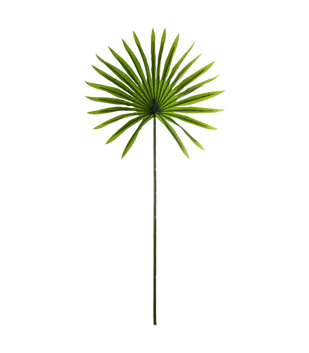 Plante artificielle tige palmier soleil h 68 cm