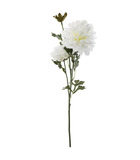 Plante artificielle dahlia 3 fleurs h 62 cm