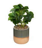 Plante artificielle dans un pot en céramique h 29 cm