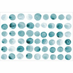 Tapis en vinyle pastilles colorées 90 x 60 cm