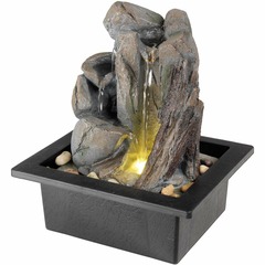 Fontaine en polyrésine avec led  zen modèle 1