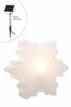 Cristal lumineuse blanc - 40cm - lampe extérieur solaire