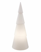 Arbre rond lumineuse blanc chaleureux - 75cm - lampe extérieur et intérieur