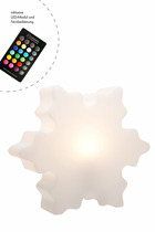 Cristal lumineuse blanc (rgb) - 60cm - lampe extérieur et intérieur  rc