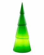 Arbre rond lumineuse blanc chaleureux - 75 - vert - lampe extérieur et intérieur