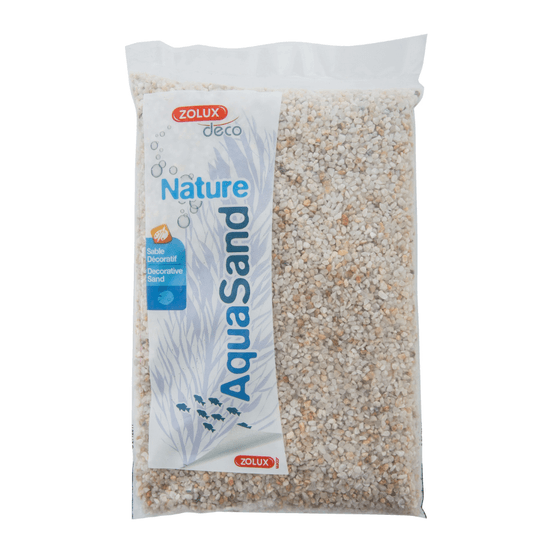 Sol décoratif aquasand naturel quartz blanc 1kg