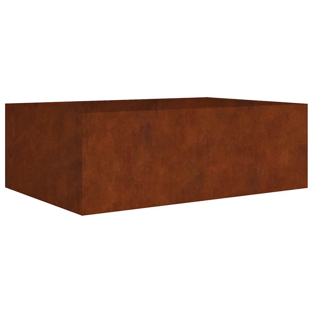 Lit surélevé de jardin 120x80x40 cm acier corten
