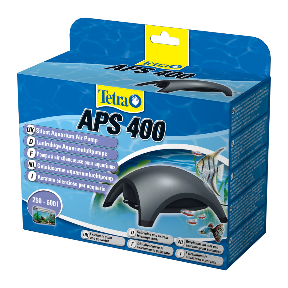 Pompe à air silencieuse pour aquariums  aps 400 | 250 - 600 litres