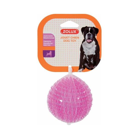 Jouet pour chien balle avec picots pop 8 cm