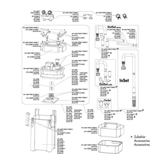 Pièces détachées cristalprofi e1502