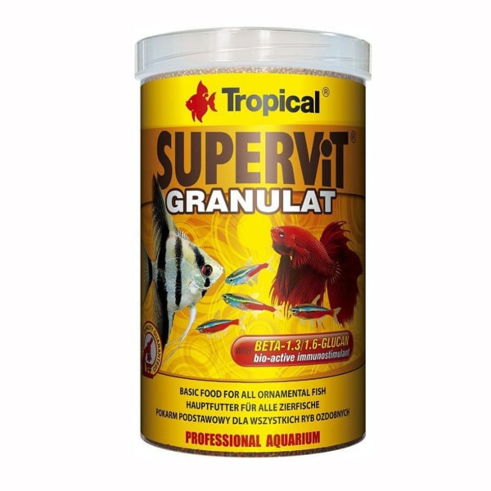 Supervit granulat 1000ml : nourriture pour poissons tropicaux