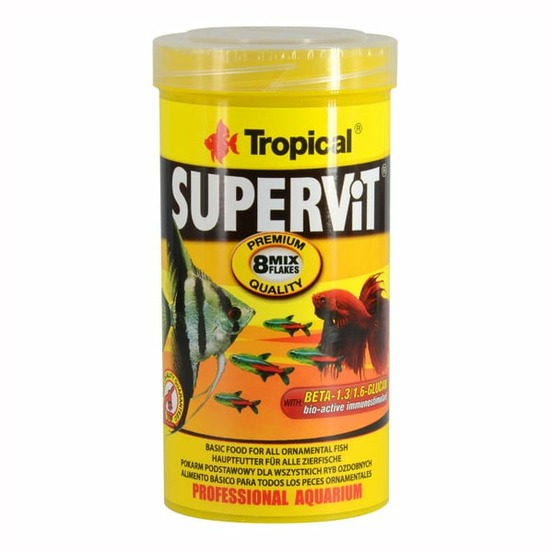 Supervit 250ml : nourriture pour poissons tropicaux