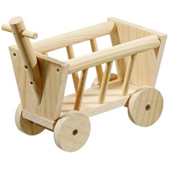 Râtelier chariot en bois 20 cm pour rongeur