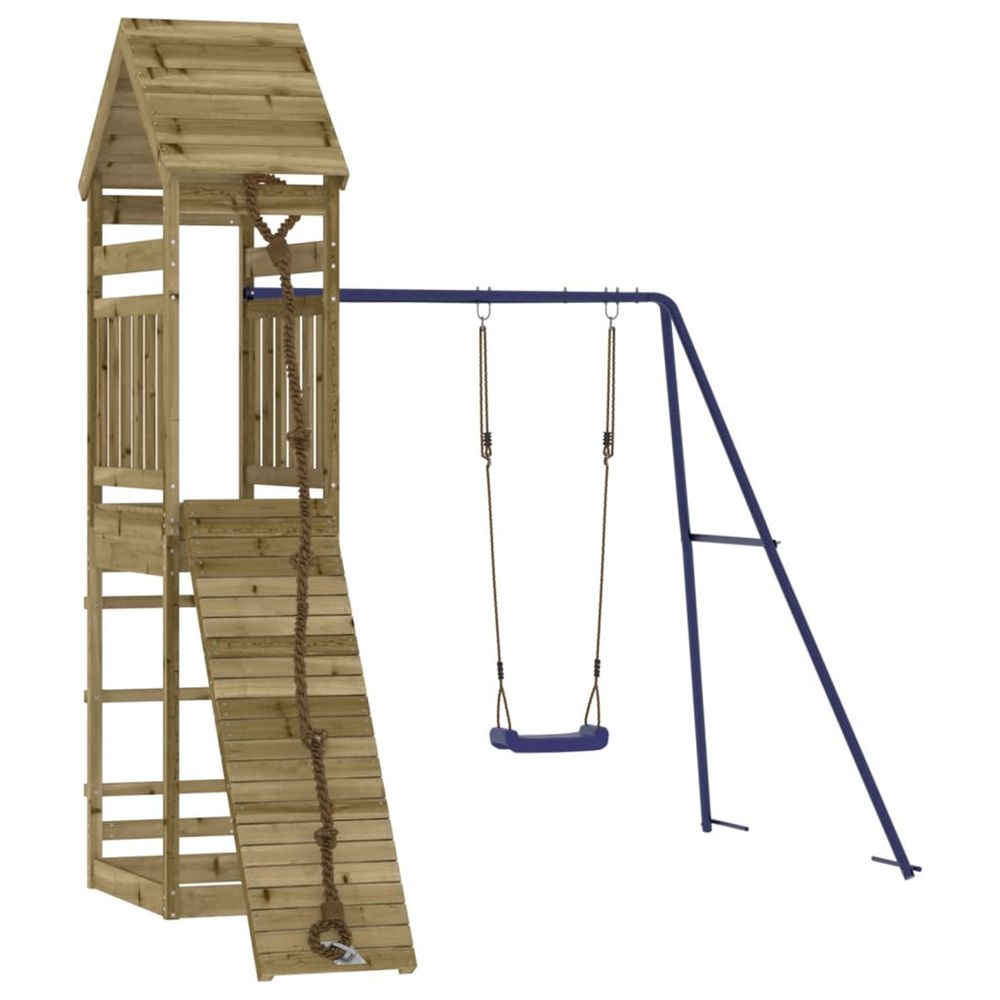 Aire de jeux d'extérieur bois de pin imprégné