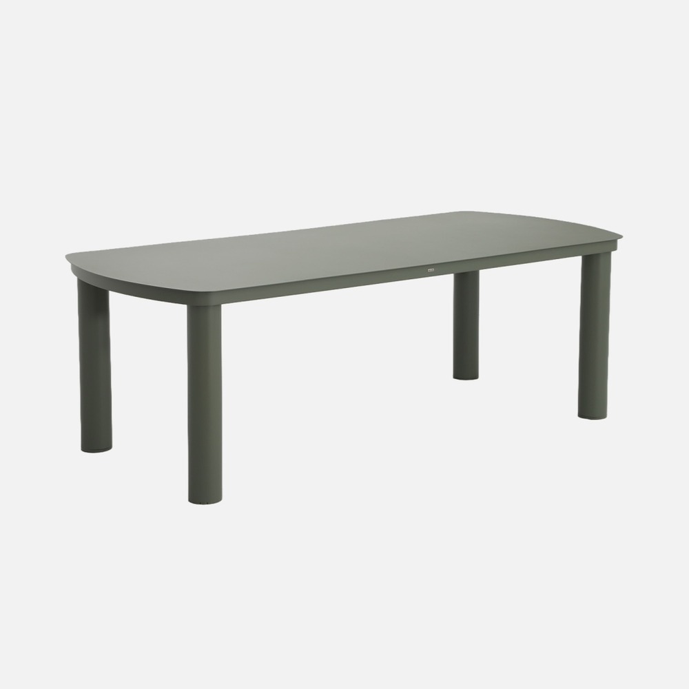 Table de jardin aluminium 10 places, 225 x 100 x 75,5 cm - zaro