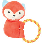 Peluche maxou corde 18 cm orange jouet pour chiots