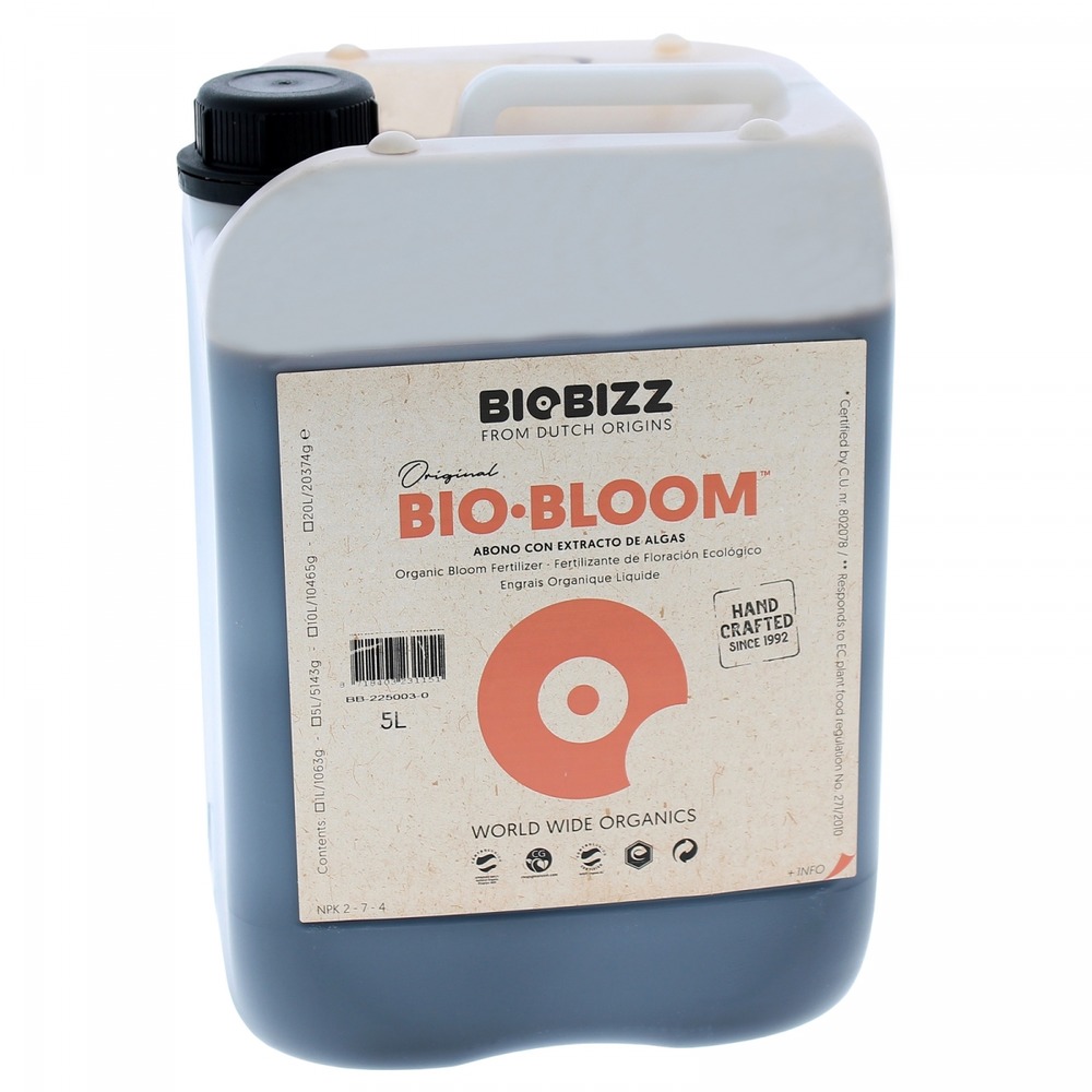 Engrais floraison bio. bloom 5 litres