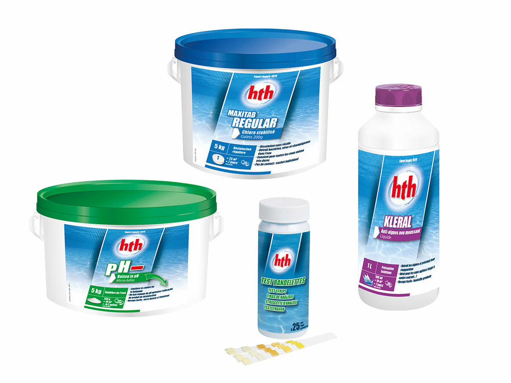 Kit de traitement complet au chlore (0-20 m³)