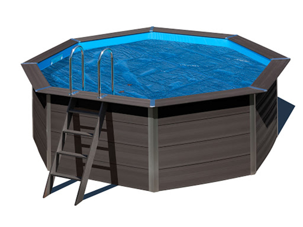Bâche à bulles pour piscine composite ovale 5,24 x 3,86 m