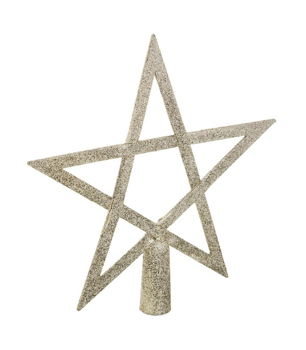 Cimier De Sapin De Noël, Étoile De Sapin De Noël Éclairée, Étoile De Noël LED Alimentée Par Piles, Accessoire Pour Sapin De Noël - Maison