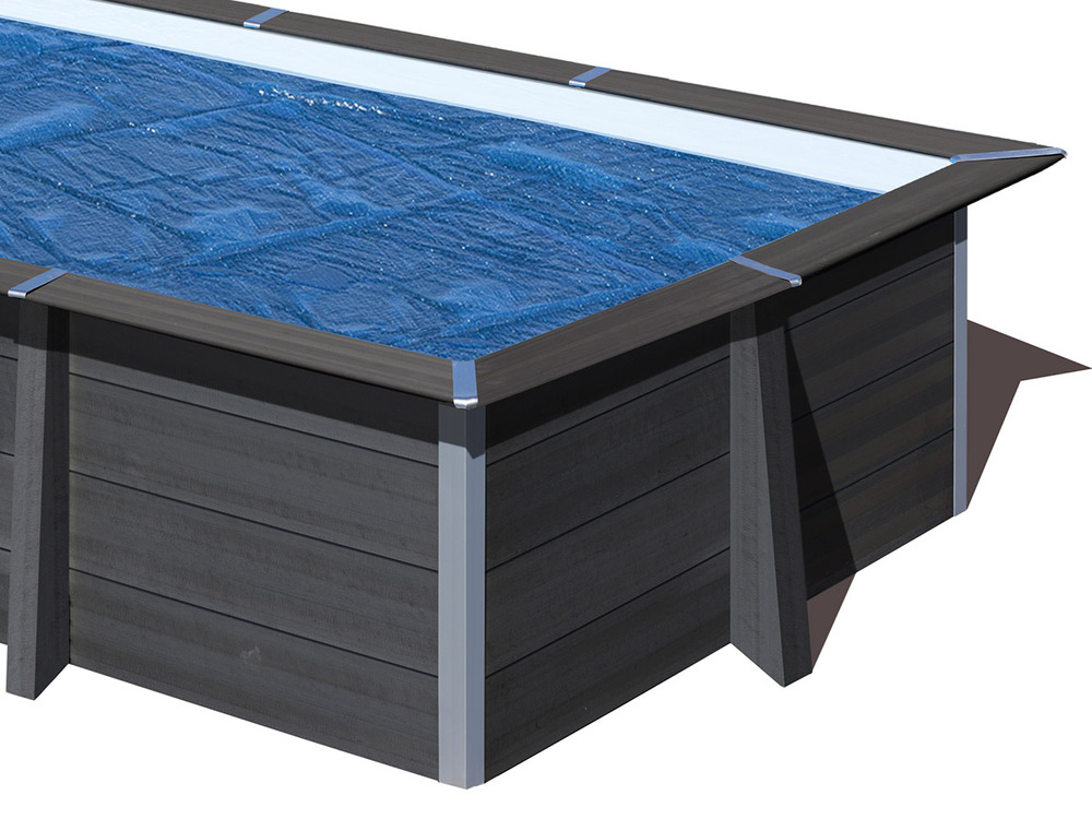 Bâche à bulles pour piscine composite carrée 3,26 x 3,26 m