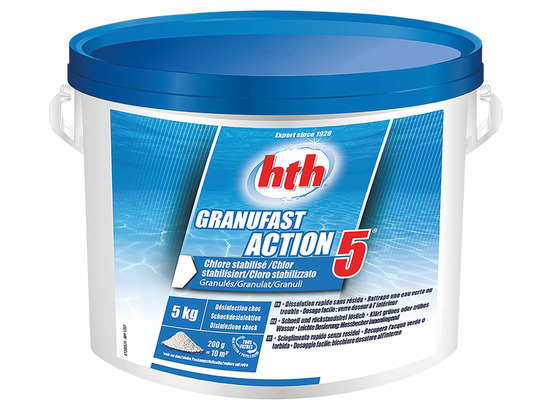 Chlore choc multifonction granufast 5 actions 5 kg