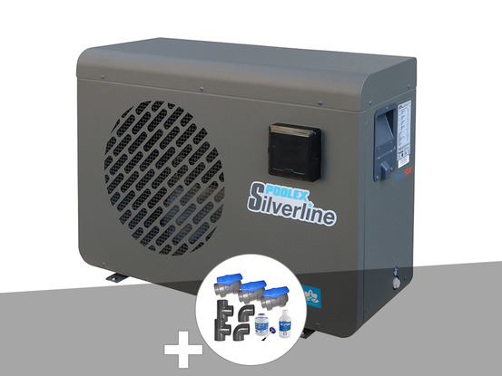 Pompe à chaleur 9,31 kw silverline 90 + kit by-pass ø 50 mm