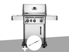 Barbecue à gaz  rogue xt 425 gris + pince auto-verrouillable