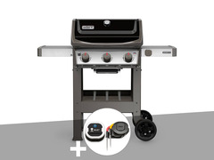 Barbecue gaz  spirit ii e-310 + plancha + thermomètre igrill 3