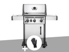 Barbecue à gaz  rogue xt 425 gris + gant résistant à la chaleur