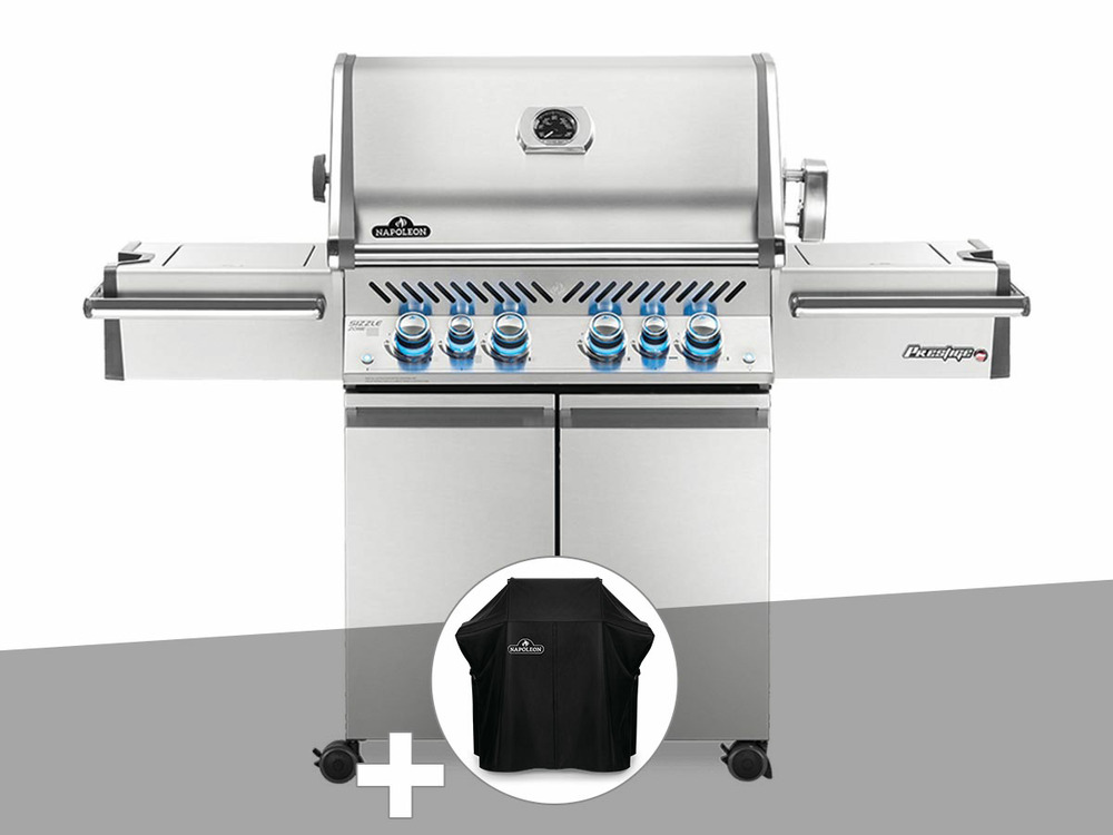 Barbecue à gaz prestige pro 500 + housse de protection