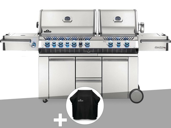 Barbecue à gaz prestige pro 825 + housse de protection