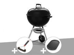 Barbecue à charbon  original kettle e-5710 57 cm + brosse + plancha