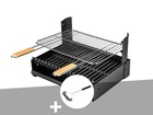 Barbecue charbon - grilloir à poser  + brosse en t