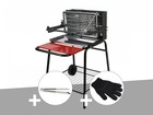 Barbecue vertical raymond  + pince inox + gant de protection