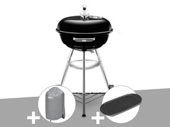 Barbecue  compact kettle 47 cm + housse + plancha