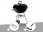 Barbecue  compact kettle 47 cm + support accessoires + brosse