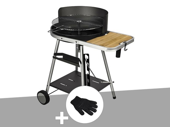 Barbecue charbon port grimaud + gant de protection