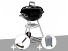 Barbecue  compact kettle 47 cm + brosse + housse