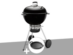 Barbecue  master-touch gbs 57 cm noir + plancha