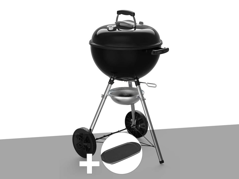 Barbecue charbon bois Weber Original Kettle Premium ø57cm + plancha