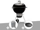 Barbecue  master-touch gbs 57 cm noir + housse + plancha