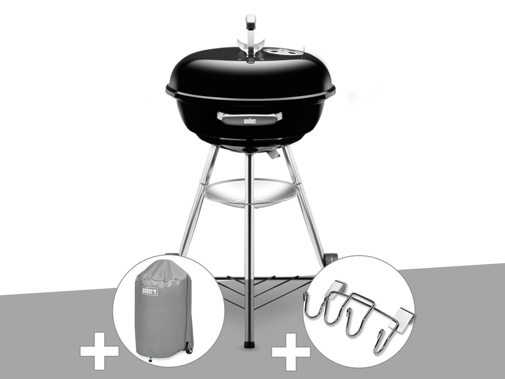 Housse barbecue Weber de luxe pour BBQ charbon diam 47cm • Accessoire  Cuisine et cuisson WEBER Pas Cher 